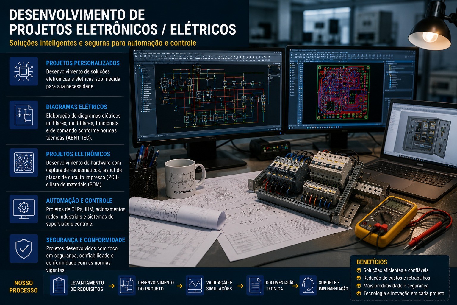 Desenvolvimento de Projetos Eletrônicos / Elétricos